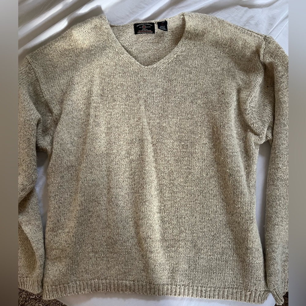 American Eagle Outfitters Tan Vintage Oversized Sweater